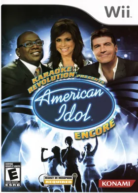 Karaoke Revolution Presents - American Idol Encore box cover front